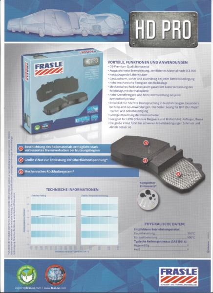 PD/147-K23 Bremsbelag BPW Eco 9 to. EK HD PRO